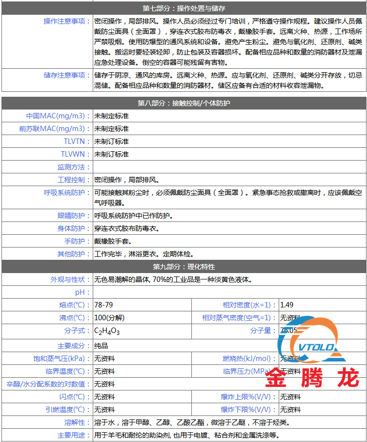 乙醇酸安全技術(shù)說(shuō)明書(shū)(圖2)